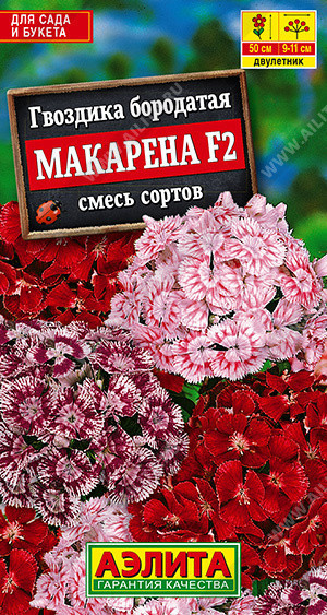 1366A Гвоздика Макарена F2, смесь сортов 0,1гр