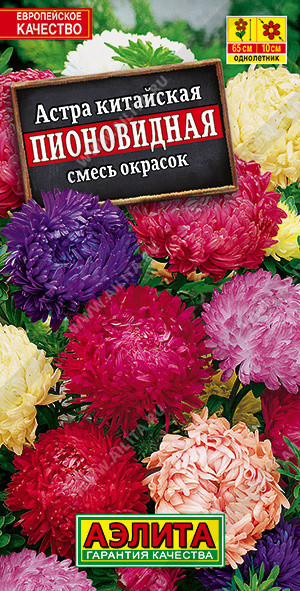 1259A Астра Пионовидная, смесь сортов 0,2 г