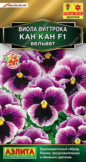 1365A Виола Кан Кан F1 вельвет 7 шт