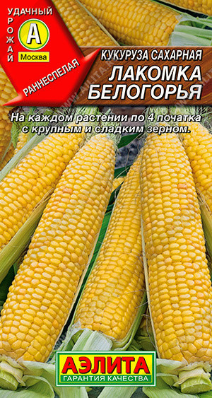 0539 Кукуруза сахарная Лакомка Белогорья 7 г