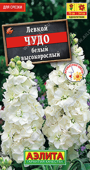 1585A Левкой высокорослый Чудо белый 0,1 г