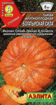 0999A Тыква крупноплодная Богатырская сила 1гр