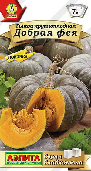 1000A Тыква крупноплодная Добрая фея 1гр 1000A Тыква крупноплодная Добрая фея 1гр
