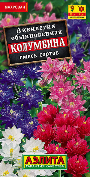 1188A Аквилегия Колумбина, смесь сортов 0,2 г