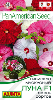 2005A Гибискус мускусный Луна F1, смесь сортов 3шт