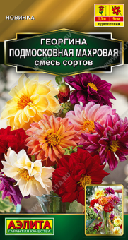 2004A Георгина Подмосковная махровая, смесь сортов 10шт