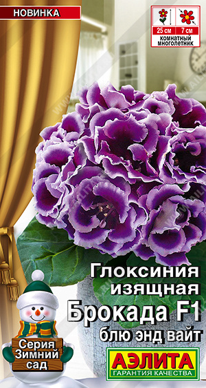 2008A Глоксиния Брокада F1 блю энд вайт 5шт 2008A Глоксиния Брокада F1 блю энд вайт 5шт