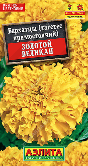 1277 Бархатцы Золотой великан 0,1 г