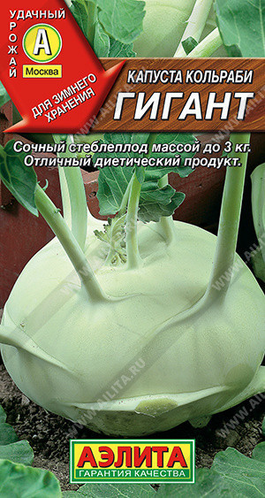 0491A Капуста кольраби Гигант 0,3гр 0491A Капуста кольраби Гигант 0,3гр