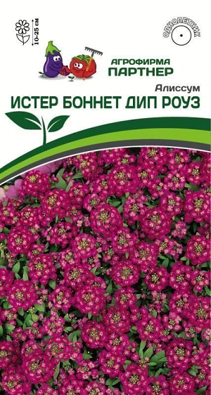 3279P Алиссум морской "Истер Боннет" ДИП РОУЗ 0,01 г