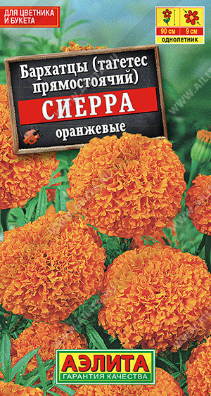 1310A Бархатцы Сиерра оранжевые 0,3 г