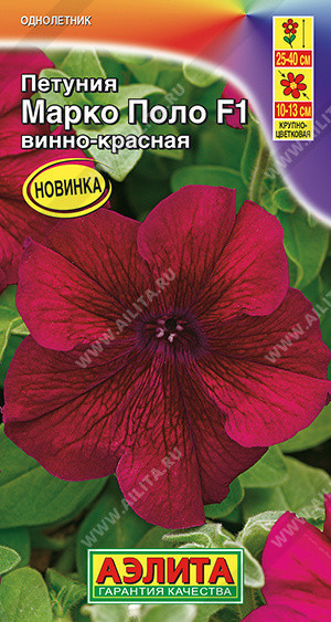 1726A Петуния Марко Поло F1 винно-красная 7шт 1726A Петуния Марко Поло F1 винно-красная 7шт