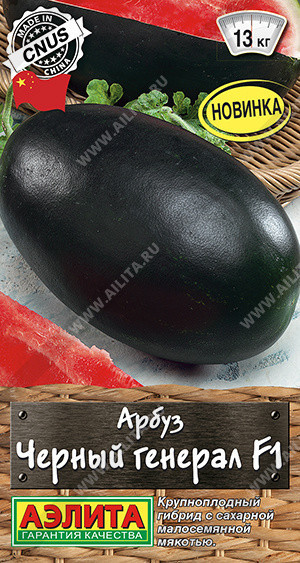 0310A Арбуз Черный генерал F1 5шт 0310A Арбуз Черный генерал F1 5шт