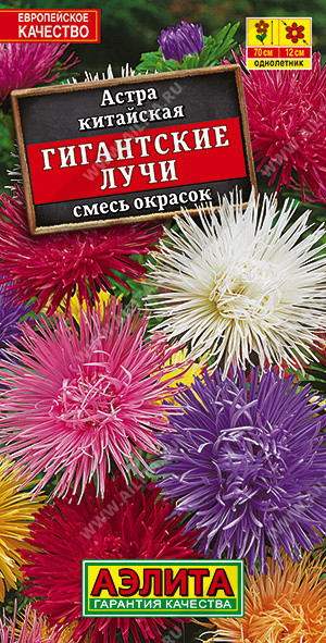 1232A Астра Гигантские лучи, смесь сортов 0,2 г