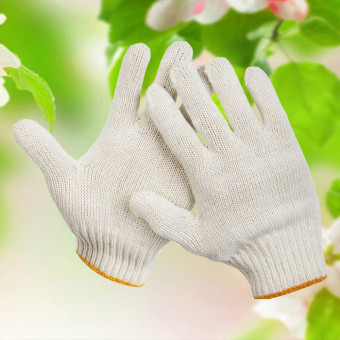 4016M Перчатки рабочие хб 7 класс без ПВХ ЭКОНОМ