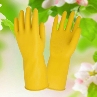 4046M Перчатки хозяйственные 2-й сорт, с хб напылением,размер XL