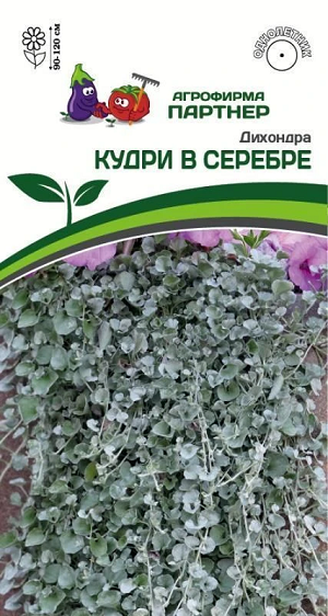 3309P Дихондра серебристая КУДРИ В СЕРЕБРЕ 4 шт