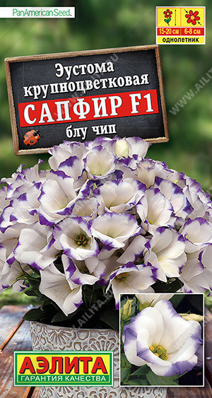 1953A Эустома Сапфир F1 блу чип крупноцветковая 5шт 1953A Эустома Сапфир F1 блу чип крупноцветковая 5шт